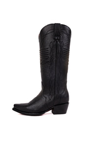Dalia Midi Red Bottom Snip Toe Cowgirl Boot