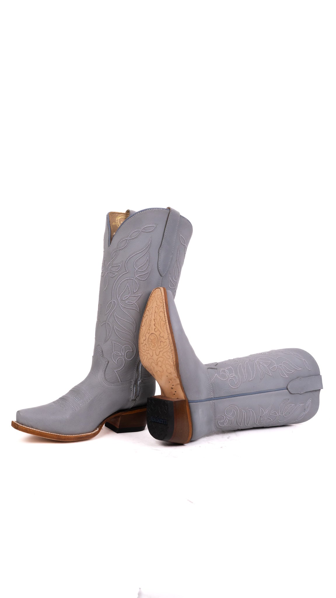 Sally Midi Wide Calf Snip Toe Cowgirl Boot