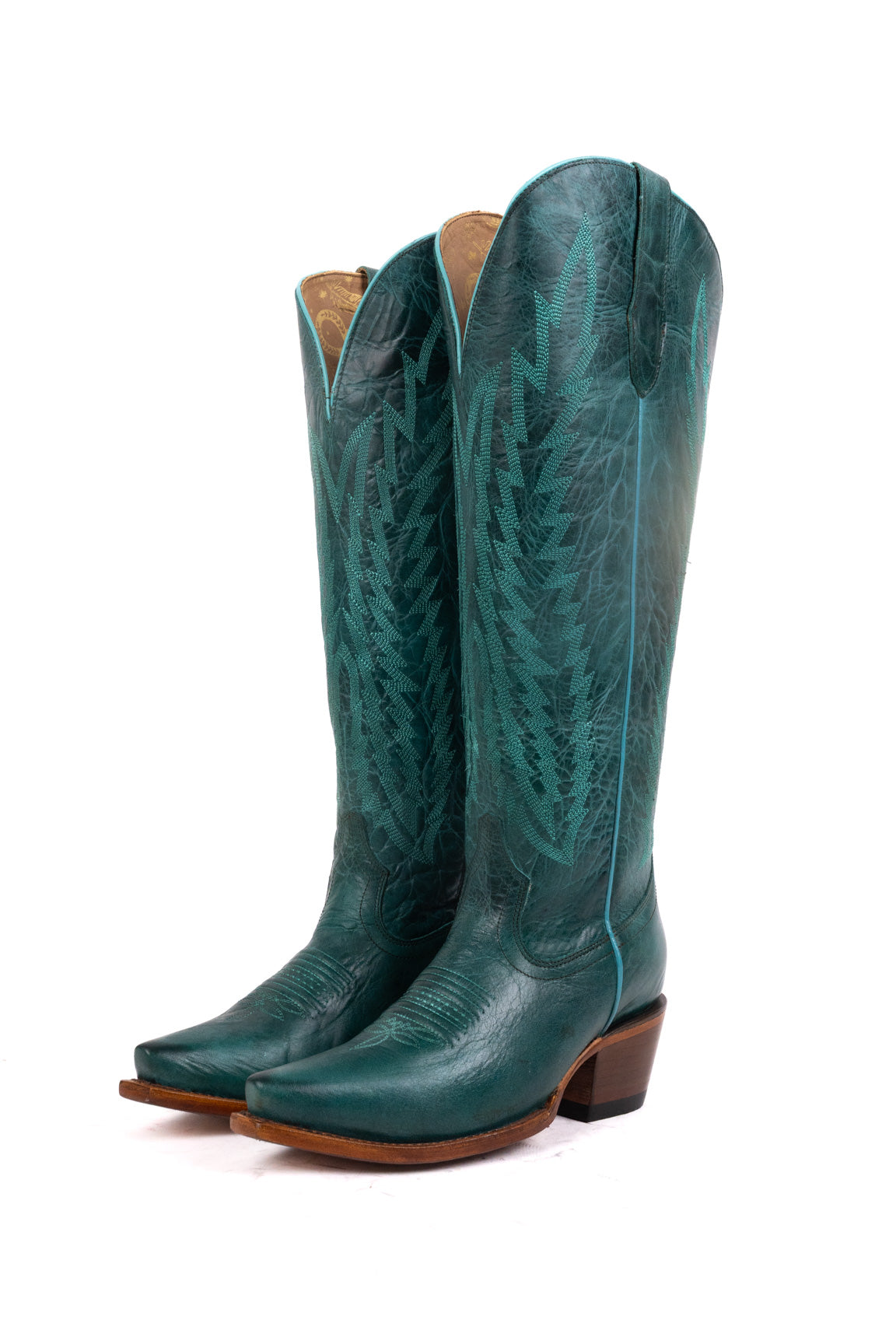 Presley Tall Wide Calf Snip Toe Cowgirl Boot