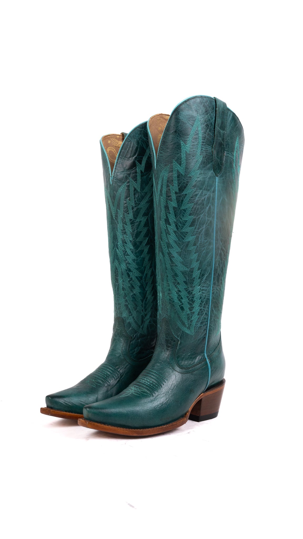 Presley Tall Wide Calf Snip Toe Cowgirl Boot