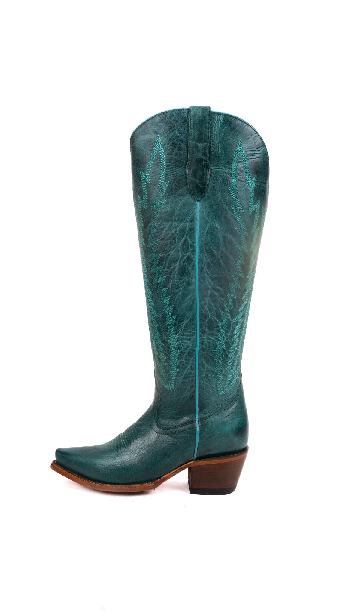 Presley Tall Wide Calf Snip Toe Cowgirl Boot