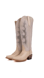 Lorraine Tall Wide Calf Snip Toe Cowgirl Boot