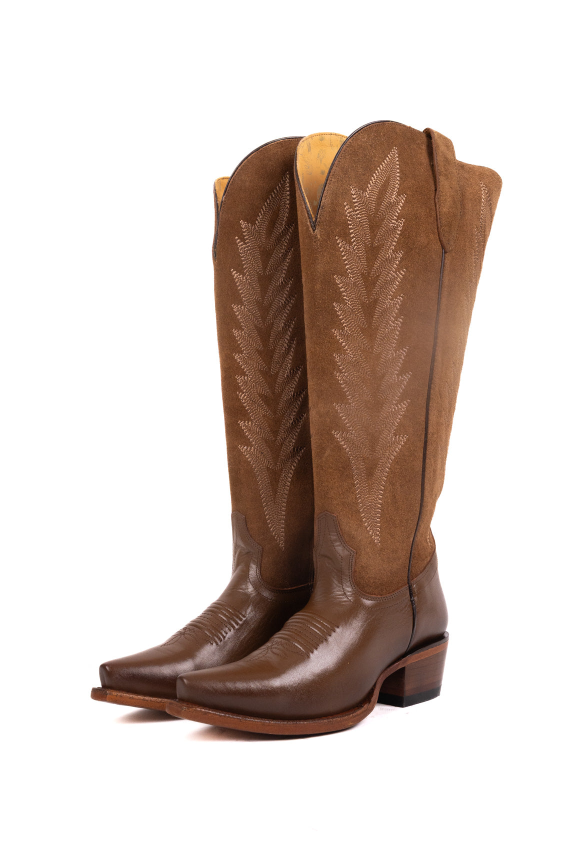 Brianna Tall Wide Calf Snip Toe Cowgirl Boot