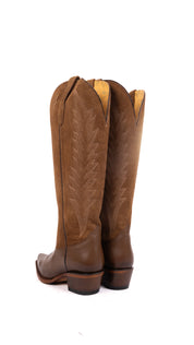 Brianna Tall Wide Calf Snip Toe Cowgirl Boot