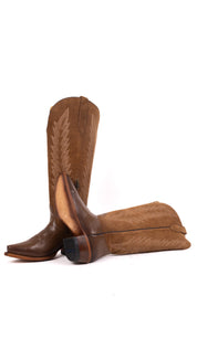 Brianna Tall Wide Calf Snip Toe Cowgirl Boot