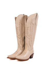 Scarlett Tall Wide Calf Snip Toe Cowgirl Boot