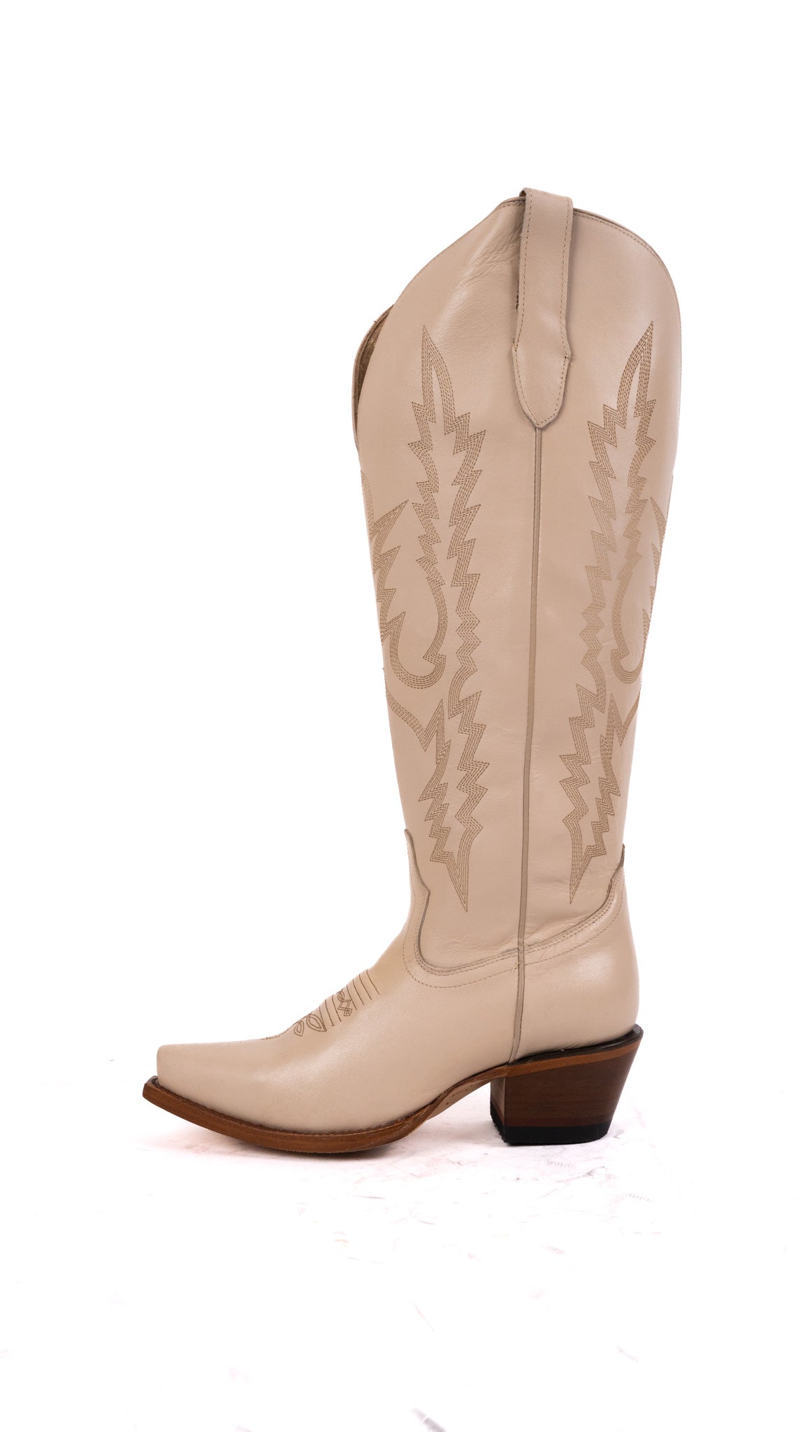 Scarlett Tall Wide Calf Snip Toe Cowgirl Boot