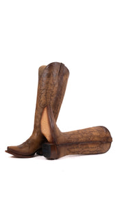 Scarlett Tall Wide Calf Snip Toe Cowgirl Boot