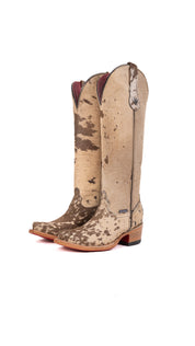 Charlotte Tall Red Bottom Cowhide Snip Toe Cowgirl Boot Size 5 Box WW1