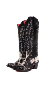 Marisol Tall Red Bottom Cowhide Snip Toe Cowgirl Boot 5 Box WW4