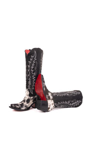 Marisol Tall Red Bottom Cowhide Snip Toe Cowgirl Boot 5 Box WW4