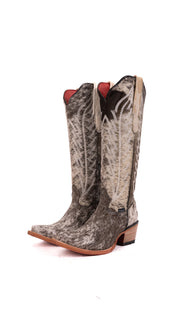 Charlotte Tall Red Bottom Cowhide Snip Toe Cowgirl Boot Size 5 Box WW7