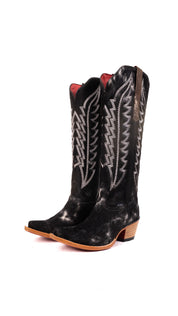 Charlotte Tall Red Bottom Cowhide Snip Toe Cowgirl Boot Size 6.5 Box WW15