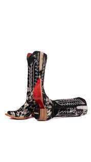 Charlotte Tall Red Bottom Cowhide Snip Toe Cowgirl Boot Size 7 Box WW18