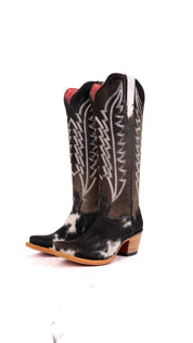 Charlotte Tall Red Bottom Cowhide Snip Toe Cowgirl Boot Size 7 Box WW23