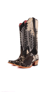 Charlotte Tall Red Bottom Cowhide Snip Toe Cowgirl Boot Size 8 Box WW27