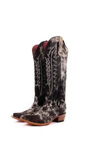 Charlotte Tall Red Bottom Cowhide Snip Toe Cowgirl Boot Size 8.5 Box WW37