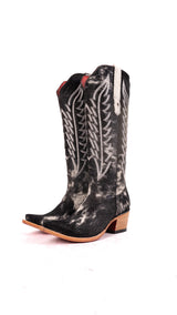 Charlotte Tall Red Bottom Cowhide Snip Toe Cowgirl Boot Size 9 Box WW40