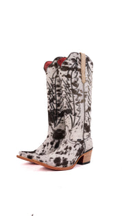 Charlotte Tall Red Bottom Cowhide Snip Toe Cowgirl Boot Size 9 Box WW44