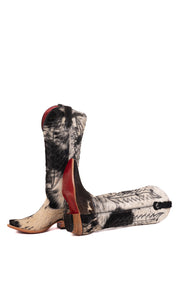 Charlotte Tall Red Bottom Cowhide Snip Toe Cowgirl Boot Size 10 Box WW51