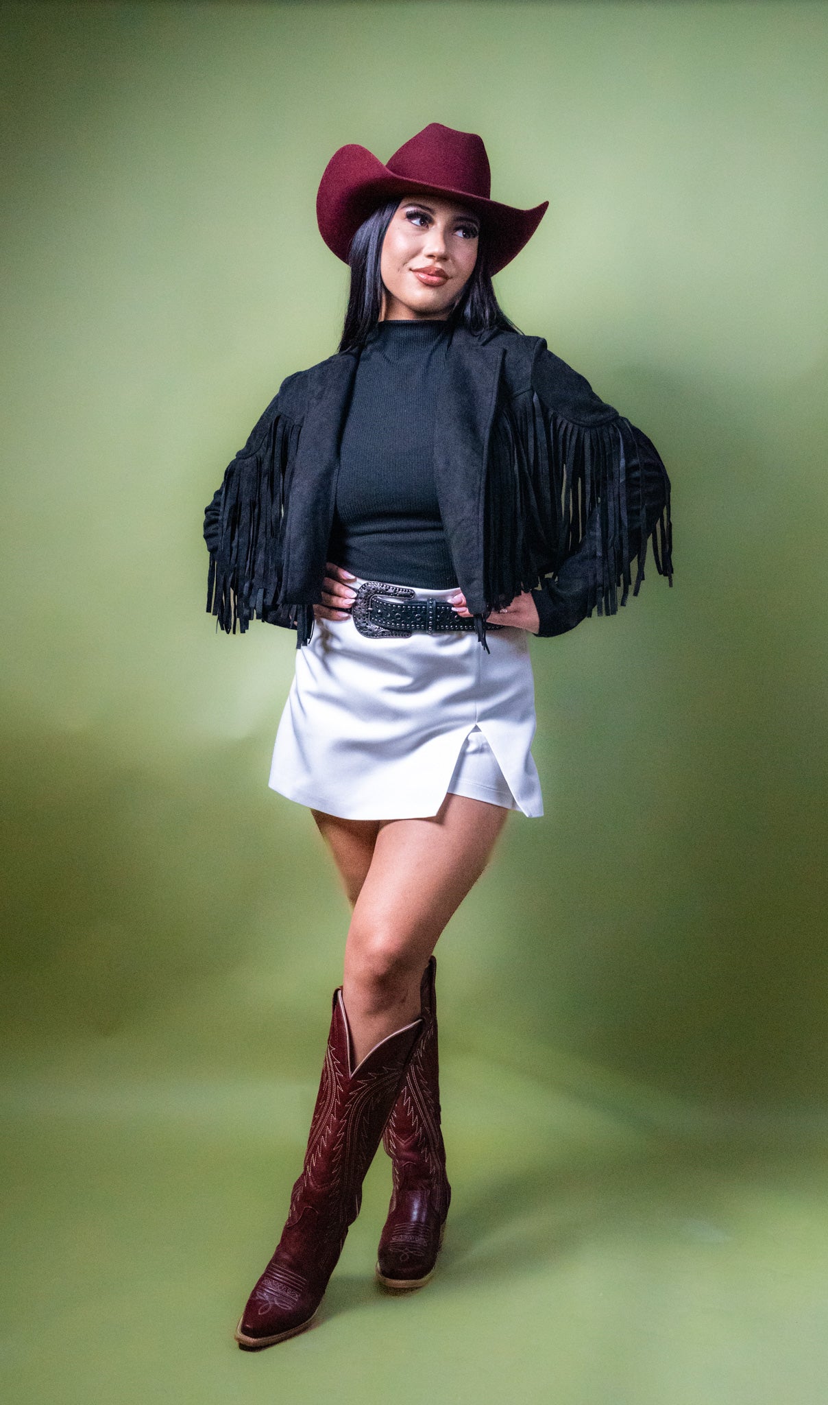 Millie Side Slit Mini Skort