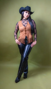 Sadie Suede Fringed Vest