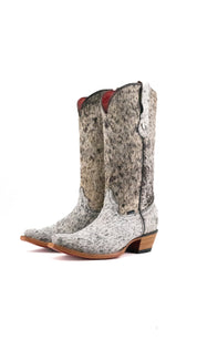 Katherine Snip Toe Cowhide Cowgirl Boot Size 10 Box XW22