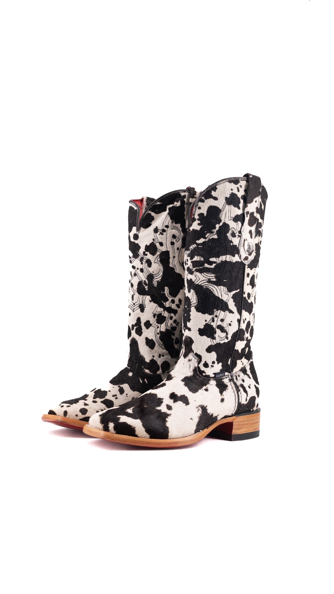 Katherine Brazil Cowhide Square Toe Cowgirl Boot Size 9 Box XW20