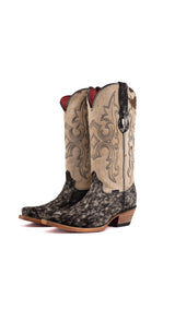 Katherine Snip Toe Cowhide Cowgirl Boot Size 7 Box XW17