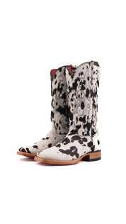 Katherine Brazil Cowhide Square Toe Cowgirl Boot Size 6 Box XW16