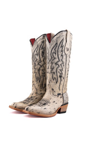 Alexa Cowhide Red Bottom Frontier Toe Cowgirl Boot Size 7 Box XW8