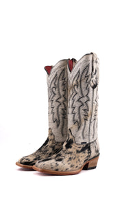 Alexa Cowhide Red Bottom Frontier Toe Cowgirl Boot Size 6.5 Box XW6