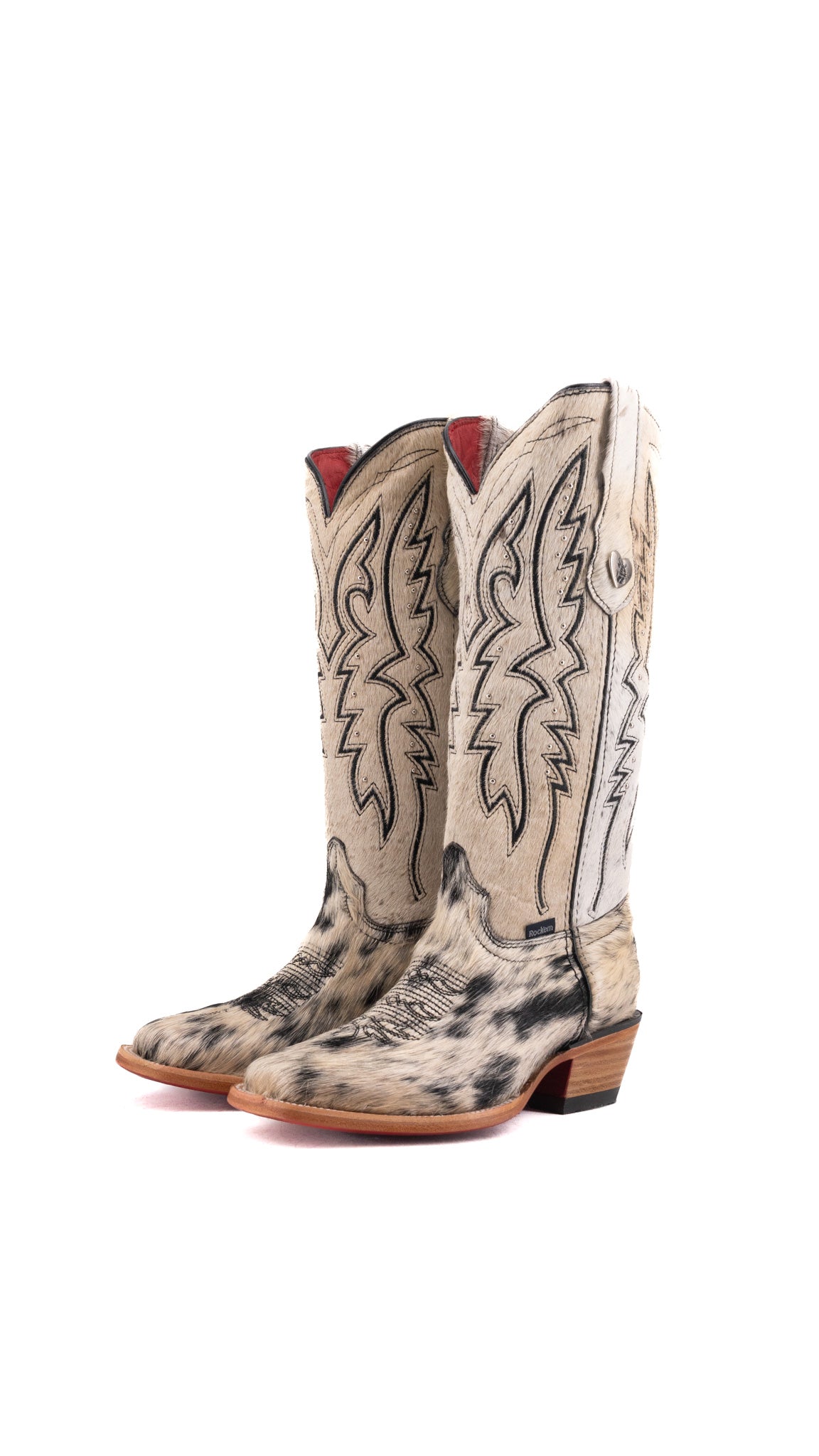 Alexa Cowhide Red Bottom Frontier Toe Cowgirl Boot Size 5.5 Box XW3