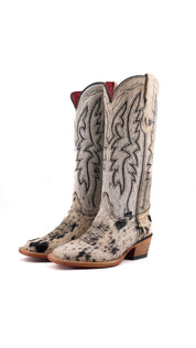 Alexa Cowhide Red Bottom Frontier Toe Cowgirl Boot Size 5 Box XW2