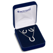 Lucky Stride Horseshoe Jewelry Set