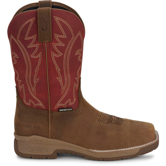 Justin CR3209 Nitread 11" Waterproof Nano Comp Toe