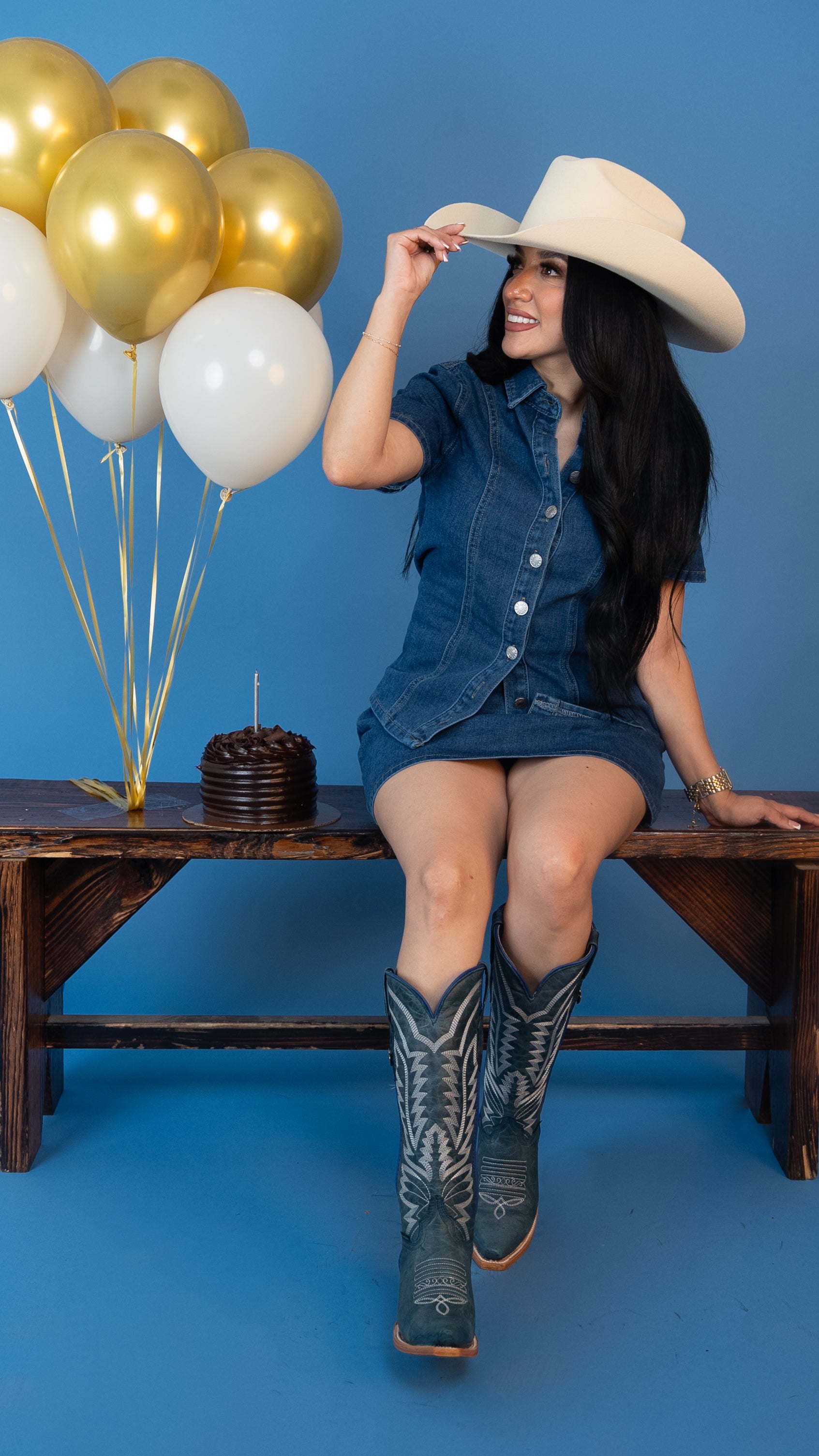 Bianca Midi Snip Toe Cowgirl Boot