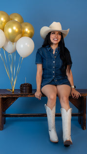Madeline Midi Snip Toe Cowgirl Boot