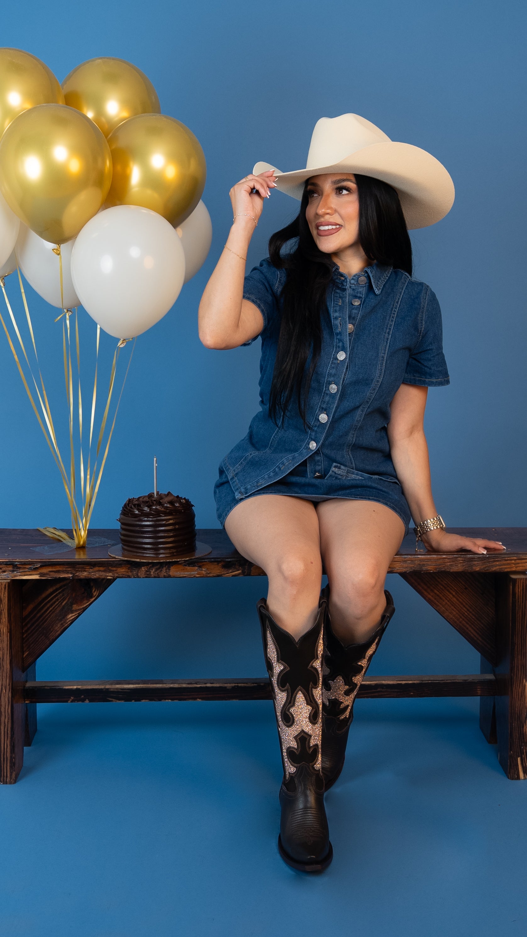 Makayla Tall Snip Toe Cowgirl Boot