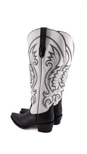 Bonie Tall Wide Calf Friendly Snip Toe Cowgirl Boot