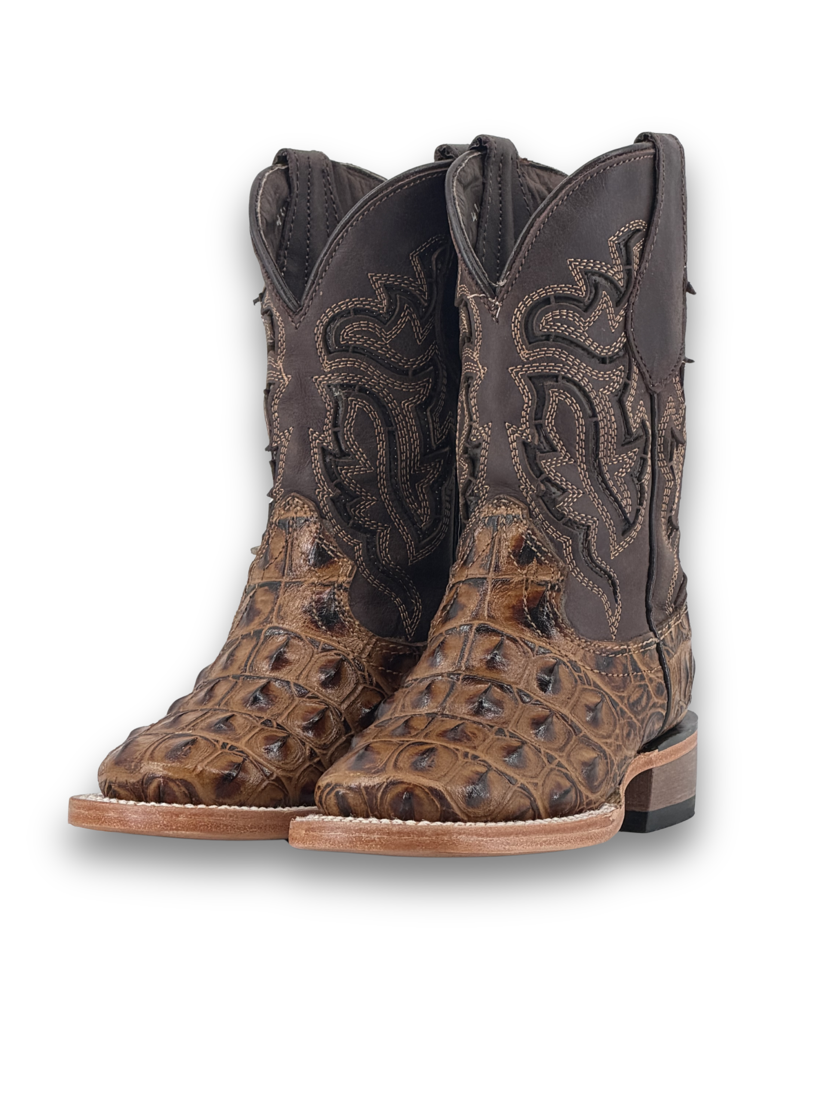 Little Bruce Caiman Hornback Kids Boot