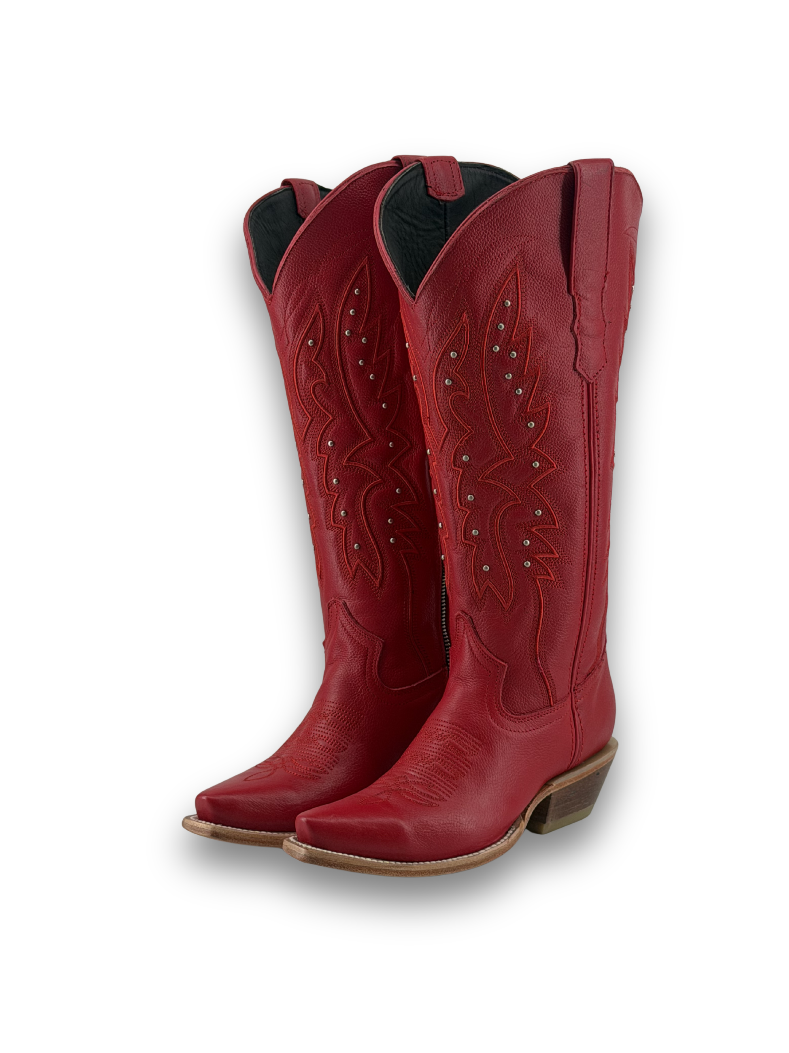 Alexa Midi Wide Calf Snip Toe Cowgirl Boot