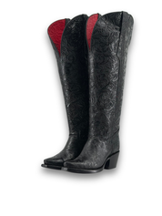 Nancy Tall Wide Calf Snip Toe Cowgirl Boot