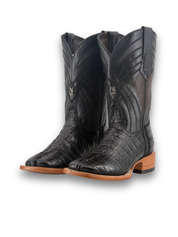 Monroe Caiman Tail Square Toe Cowboy Boot