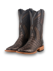 Monroe Caiman Tail Square Toe Cowboy Boot