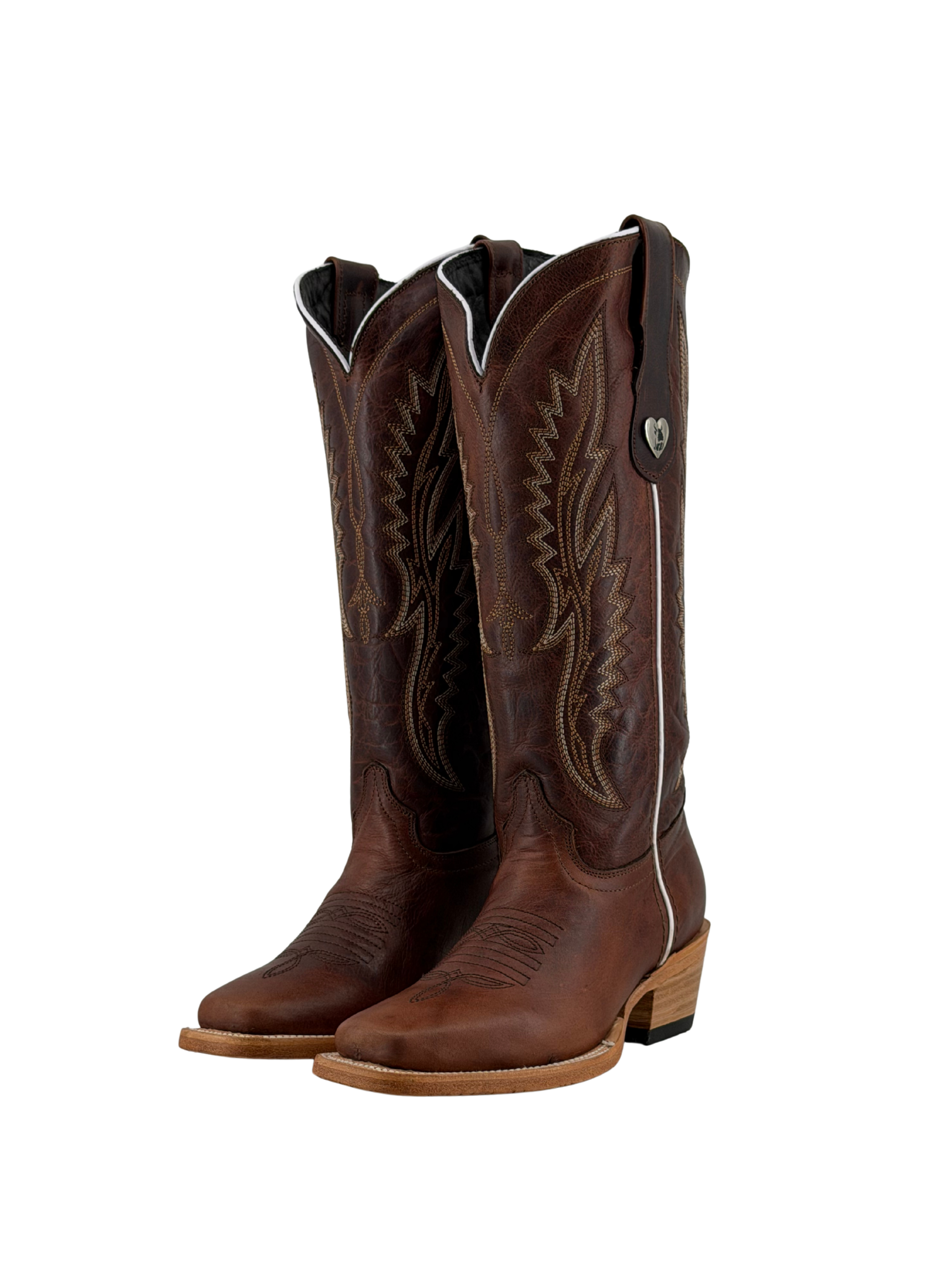 Abril Midi Frontier Toe Cowgirl Boot