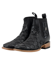 Clon Pirarucu Square Toe Ankle Boot