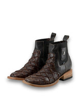 Clon Pirarucu Square Toe Ankle Boot