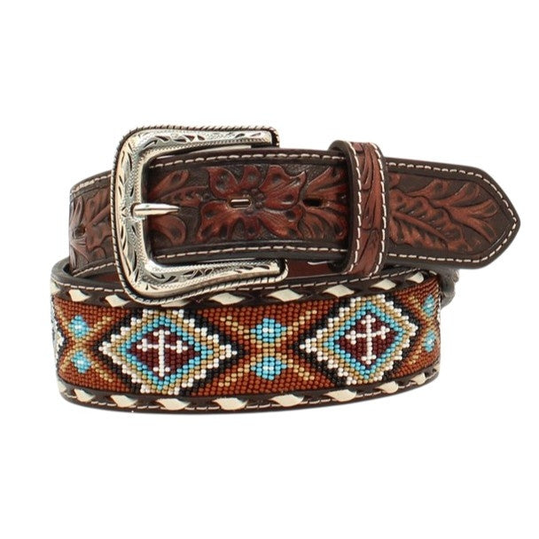 Nocona Multi Color Beaded Cowboy Belt