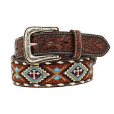Nocona Multi Color Beaded Cowboy Belt